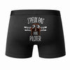 Caleçon J'peux Pas J'Ai Aviation Pilote - Humour Boxer Coton Idée Cadeau