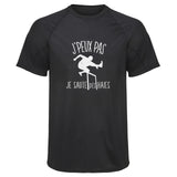 Maillot de Sport Homme Course de Haies Copie Jpeux Pas - T-Shirt Respirant Polyester Manches Courtes - Cadeau Sportif Anniversaire Noël Fête des Pères