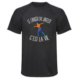 Maillot de Sport Homme Lancer du Javelot Cest la Vie - T-Shirt Respirant Polyester Manches Courtes - Cadeau Sportif Anniversaire Noël Fête des Pères