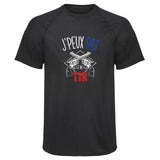 Maillot de Sport Homme Tir Armes Copie Jpeux Pas - T-Shirt Respirant Polyester Manches Courtes - Cadeau Sportif Anniversaire Noël Fête des Pères