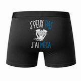 Caleçon J'peux Pas J'Ai Mécanique - Humour Boxer Coton Idée Cadeau