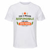 Maillot de Sport Homme Meilleur Responsable Super Pouvoir Cadeau Anniversaire Noël Fête des Pères T-Shirt Respirant Polyester