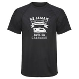 Maillot de Sport Homme Caravane Copie Quarantenaire Homme - T-Shirt Respirant Polyester Manches Courtes - Cadeau Sportif Anniversaire Noël Fête des Pères