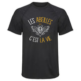 Maillot de Sport Homme Abeilles Cest la Vie - T-Shirt Respirant Polyester Manches Courtes - Cadeau Sportif Anniversaire Noël Fête des Pères