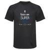 Maillot de Sport Homme pour Bebe Super - T-Shirt Respirant Polyester Manches Courtes - Cadeau Sportif Anniversaire Noël Fête des Pères