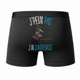 Caleçon J'peux Pas J'Ai Contrebasse - Humour Boxer Coton Idée Cadeau