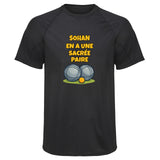 Maillot de Sport Homme pour Sohan en a Une Sacree Paire - T-Shirt Respirant Polyester Manches Courtes - Cadeau Sportif Anniversaire Noël Fête des Pères