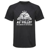 Maillot de Sport Homme Volley Une Legende Tu Deviendras - T-Shirt Respirant Polyester Manches Courtes - Cadeau Sportif Anniversaire Noël Fête des Pères