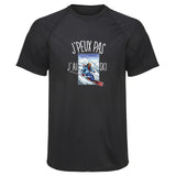 Maillot de Sport Homme Ski Copie Jpeux Pas - T-Shirt Respirant Polyester Manches Courtes - Cadeau Sportif Anniversaire Noël Fête des Pères