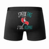 Caleçon J'peux Pas J'Ai Assistante Maternelle - Humour Boxer Coton Idée Cadeau