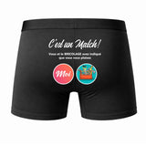 Caleçon Bricolage C'est Un Match - Dos - Humour Boxer Coton Motif Métier Idée Cadeau Anniversaire Noël Homme
