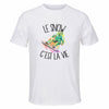 Maillot de Sport Homme Snow C'est La Vie - T-Shirt Respirant Polyester Manches Courtes - Cadeau Sportif Anniversaire Noël Fête des Pères