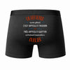 Caleçon Un Bertrand Aussi génial - Dos - Humour Boxer Coton Motif Métier Idée Cadeau Anniversaire Noël Homme