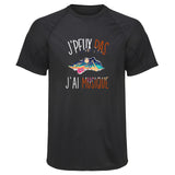 Maillot de Sport Homme Musique Copie Jpeux Pas - T-Shirt Respirant Polyester Manches Courtes - Cadeau Sportif Anniversaire Noël Fête des Pères