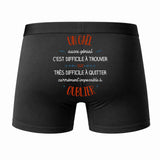 Caleçon Un Gaël Aussi génial - Dos - Humour Boxer Coton Motif Métier Idée Cadeau Anniversaire Noël Homme