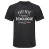 Maillot de Sport Homme Sexologue - T-Shirt Respirant Polyester Manches Courtes - Cadeau Sportif Anniversaire Noël Fête des Pères