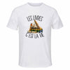 Maillot de Sport Homme Livres C'est La Vie - T-Shirt Respirant Polyester Manches Courtes - Cadeau Sportif Anniversaire Noël Fête des Pères