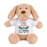 Doudou bébé Chien Ma Mission Yoga avec Maman Peluche Cadeau Naissance Nouveau né Fille garçon Baby Shower