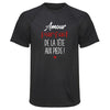 Maillot de Sport Homme Amour Parfait de Le Tete aux Pieds - T-Shirt Respirant Polyester Manches Courtes - Cadeau Sportif Anniversaire Noël Fête des Pères