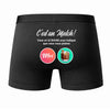 Caleçon Rhum C'est Un Match - Dos - Humour Boxer Coton Motif Métier Idée Cadeau Anniversaire Noël Homme