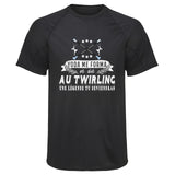 Maillot de Sport Homme Twirling Une Legende Tu Deviendras - T-Shirt Respirant Polyester Manches Courtes - Cadeau Sportif Anniversaire Noël Fête des Pères
