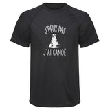 Maillot de Sport Homme Canoe Jpeux Pas - T-Shirt Respirant Polyester Manches Courtes - Cadeau Sportif Anniversaire Noël Fête des Pères