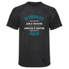 Maillot de Sport Homme pour Un Handballeur Formidable Blanc - T-Shirt Respirant Polyester Manches Courtes - Cadeau Sportif Anniversaire Noël Fête des Pères