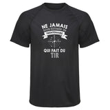 Maillot de Sport Homme Homme Trentenaire Tir - T-Shirt Respirant Polyester Manches Courtes - Cadeau Sportif Anniversaire Noël Fête des Pères