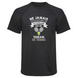 Maillot de Sport Homme Tennis Octogenaire Homme - T-Shirt Respirant Polyester Manches Courtes - Cadeau Sportif Anniversaire Noël Fête des Pères