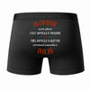 Caleçon Un Gymnaste Aussi génial - Dos - Humour Boxer Coton Motif Métier Idée Cadeau Anniversaire Noël Homme