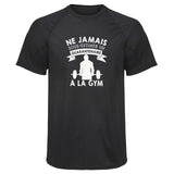 Maillot de Sport Homme sous Estimer Gym 1 Quarantenaire Homme - T-Shirt Respirant Polyester Manches Courtes - Cadeau Sportif Anniversaire Noël Fête des Pères