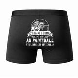 Caleçon Une légende Te Forma Paintball - Dos - Humour Boxer Coton Motif Métier Idée Cadeau Anniversaire Noël Homme