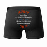Caleçon Un Cycliste Aussi génial - Dos - Humour Boxer Coton Motif Métier Idée Cadeau Anniversaire Noël Homme