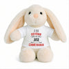 Peluche Lapin Bébé Doudou Je Veux Devenir Juge comme Maman Cadeau Naissance Nouveau-Né Baby Shower