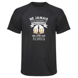 Maillot de Sport Homme Echecs Copie Quinquagenaire Homme - T-Shirt Respirant Polyester Manches Courtes - Cadeau Sportif Anniversaire Noël Fête des Pères