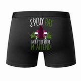 Caleçon J'peux Pas J'Ai Vin - Humour Boxer Coton Idée Cadeau