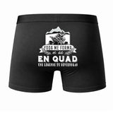 Caleçon Une légende Te Forma Quad - Dos - Humour Boxer Coton Motif Métier Idée Cadeau Anniversaire Noël Homme
