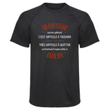 Maillot de Sport Homme pour Un Christian Aussi Genial - T-Shirt Respirant Polyester Manches Courtes - Cadeau Sportif Anniversaire Noël Fête des Pères