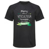 Maillot de Sport Homme pour Merci Viticulteur Inoubliable - T-Shirt Respirant Polyester Manches Courtes - Cadeau Sportif Anniversaire Noël Fête des Pères