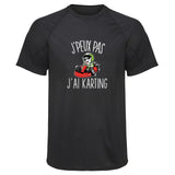 Maillot de Sport Homme Karting Copie Jpeux Pas - T-Shirt Respirant Polyester Manches Courtes - Cadeau Sportif Anniversaire Noël Fête des Pères