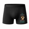 Caleçon Ali Le Plus Chouette - Face - Humour Boxer Coton Motif Métier Idée Cadeau Anniversaire Noël Homme