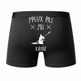Caleçon J'peux Pas J'Ai Kayak - Humour Boxer Coton Idée Cadeau