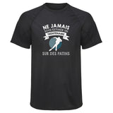 Maillot de Sport Homme Homme Trentenaire Patinage - T-Shirt Respirant Polyester Manches Courtes - Cadeau Sportif Anniversaire Noël Fête des Pères
