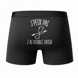 Caleçon J'peux Pas J'Ai Double Dutch - Humour Boxer Coton Idée Cadeau