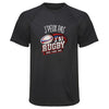 Maillot de Sport Homme Rugby 2 Copie Jpeux Pas - T-Shirt Respirant Polyester Manches Courtes - Cadeau Sportif Anniversaire Noël Fête des Pères