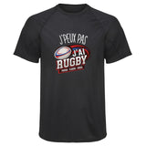 Maillot de Sport Homme Rugby 2 Copie Jpeux Pas - T-Shirt Respirant Polyester Manches Courtes - Cadeau Sportif Anniversaire Noël Fête des Pères