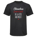 Maillot de Sport Homme pour Chouchou Parfait de Le Tete aux Pieds - T-Shirt Respirant Polyester Manches Courtes - Cadeau Sportif Anniversaire Noël Fête des Pères