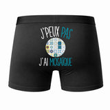 Caleçon J'peux Pas J'Ai Mosaïque - Humour Boxer Coton Idée Cadeau