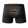 Caleçon Un Ergothérapeute Aussi génial - Dos - Humour Boxer Coton Motif Métier Idée Cadeau Anniversaire Noël Homme
