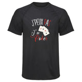 Maillot de Sport Homme Poker Copie Jpeux Pas - T-Shirt Respirant Polyester Manches Courtes - Cadeau Sportif Anniversaire Noël Fête des Pères